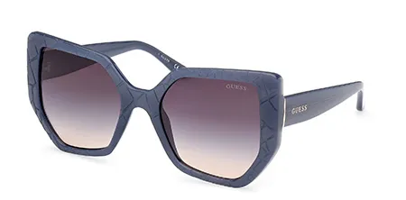 GUESS GU00153_84B Bleu clair brillant / Bleu clair brillant