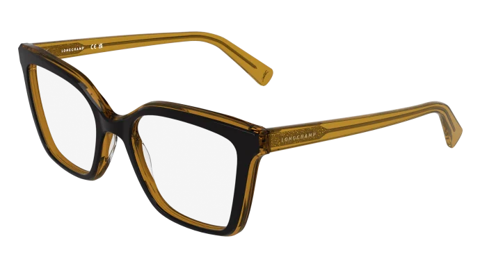Longchamp LO2795 BLACK/TRANSPARENT BROWN