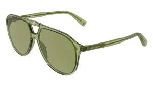 Longchamp LO800S TRANSPARENT GREEN