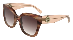 Longchamp LO717S STRIPED BRICK BROWN HAVANA